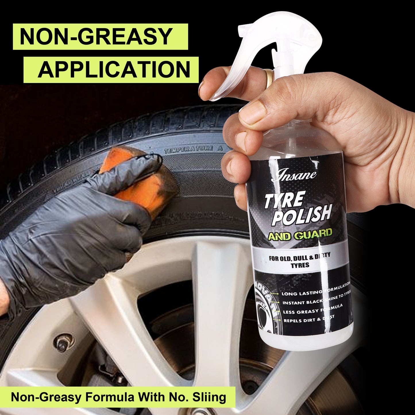 Tyre Polish for Car & Bikes for Tyre Shine - 300 ML