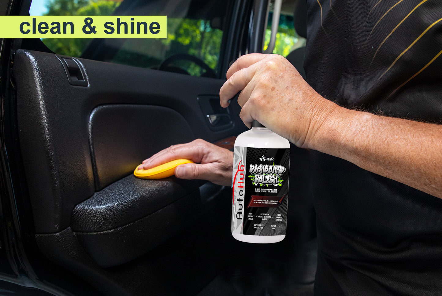 Dashboard Polish High Gloss Finish