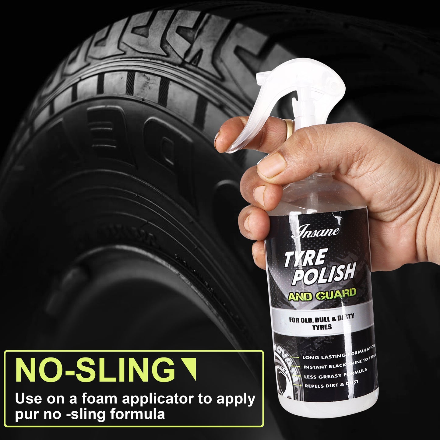 Tyre Polish for Car & Bikes for Tyre Shine - 300 ML