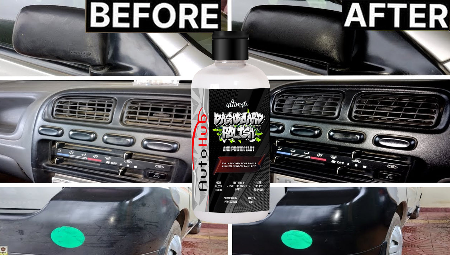Dashboard Polish High Gloss Finish
