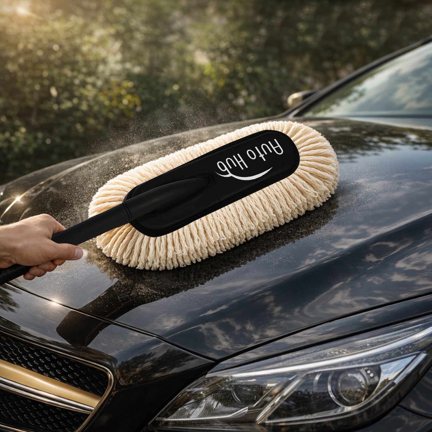 Car Duster Wax Coating, Scratch-Free Car Cleaner Brush