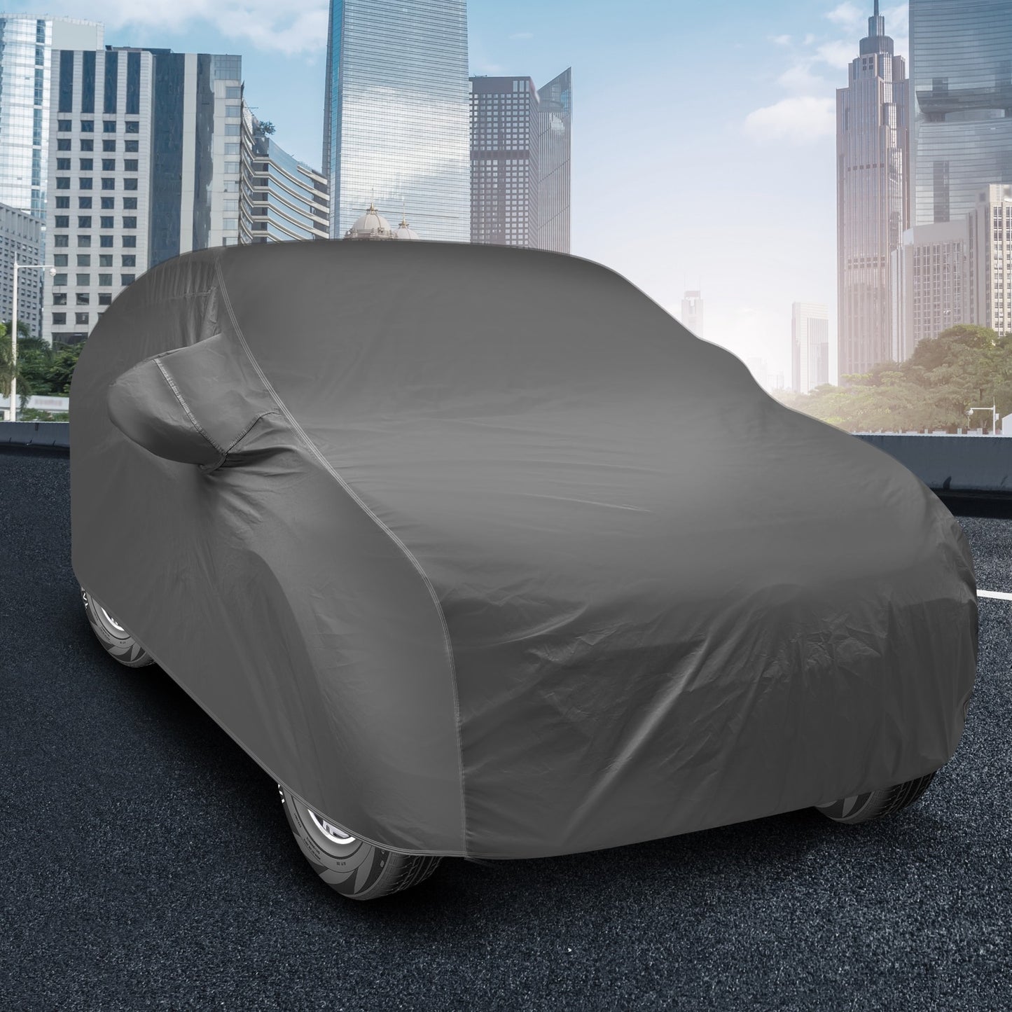 Waterproof Car Body Cover Grey