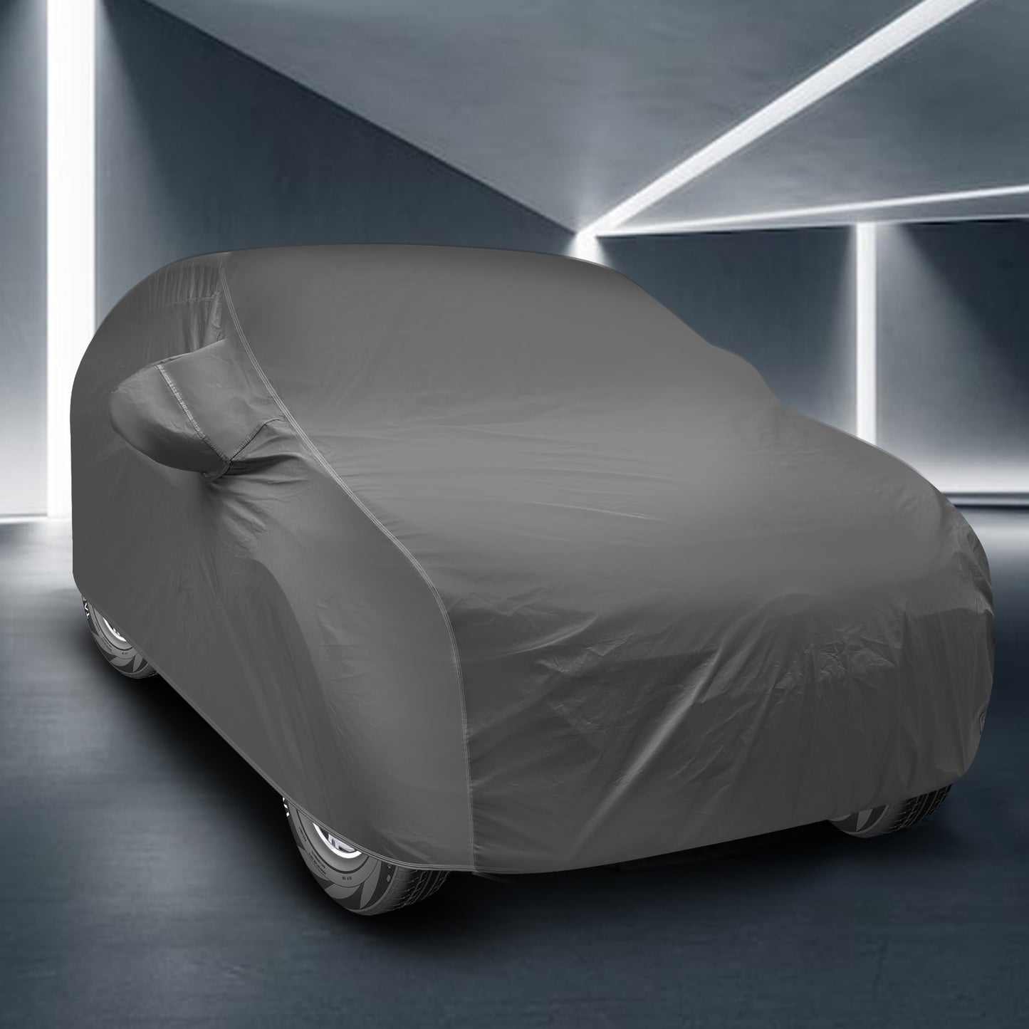 Waterproof Car Body Cover Grey