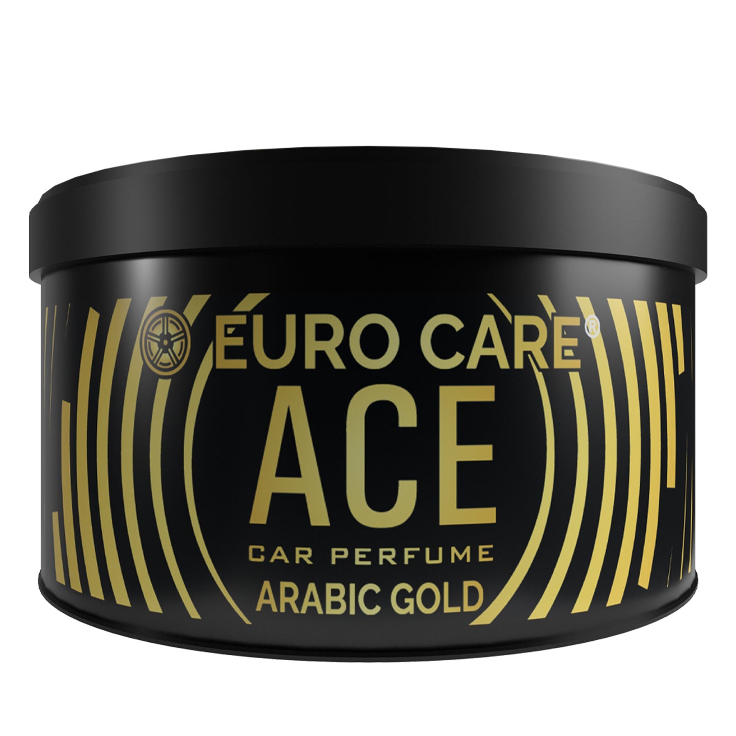 Euro Care Car Air Freshener with Essential Oils Fragrance in Wooden Diffuser (60 G) (Arabic Gold)- Pack of 1