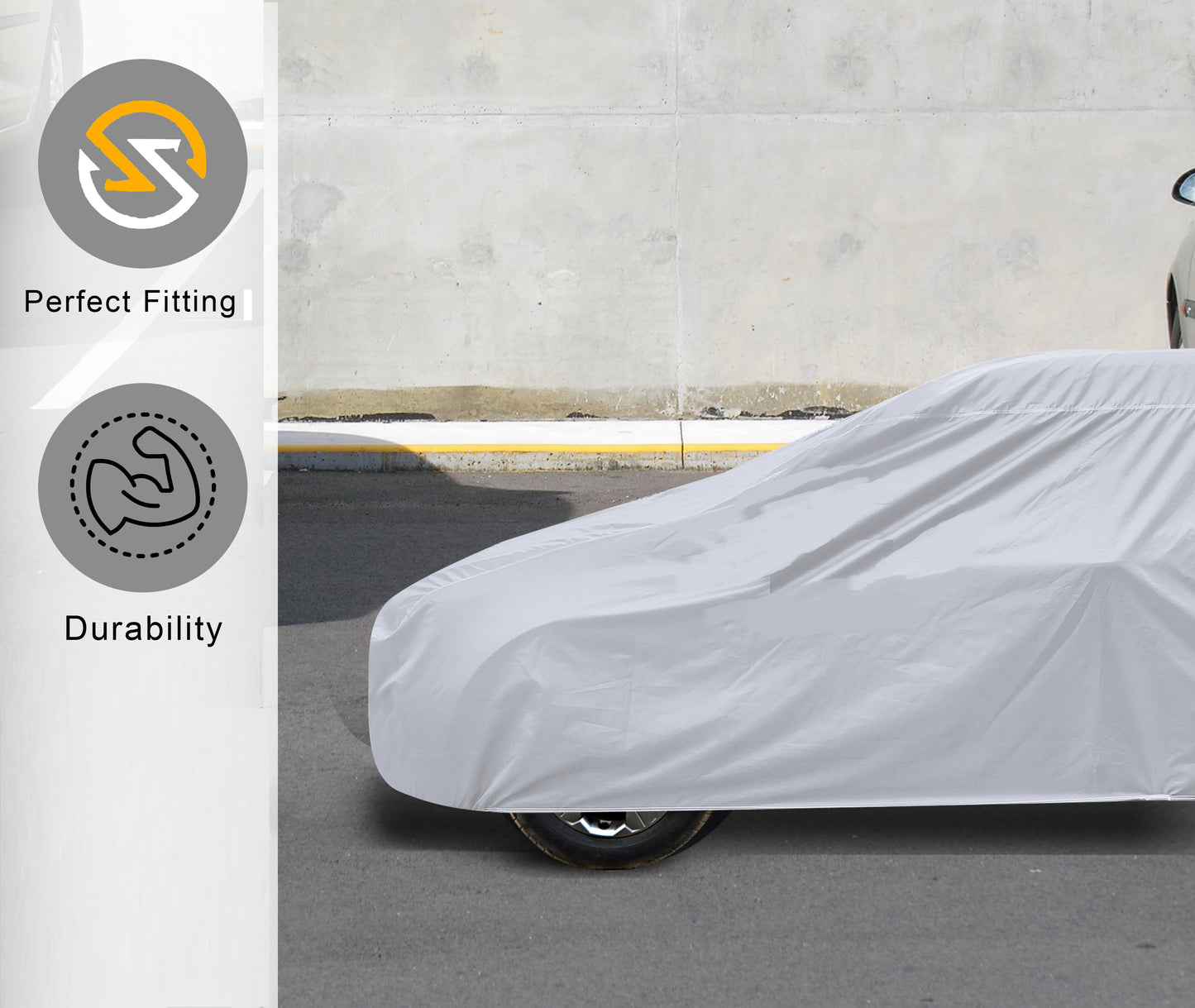Silver Matty Car Cover