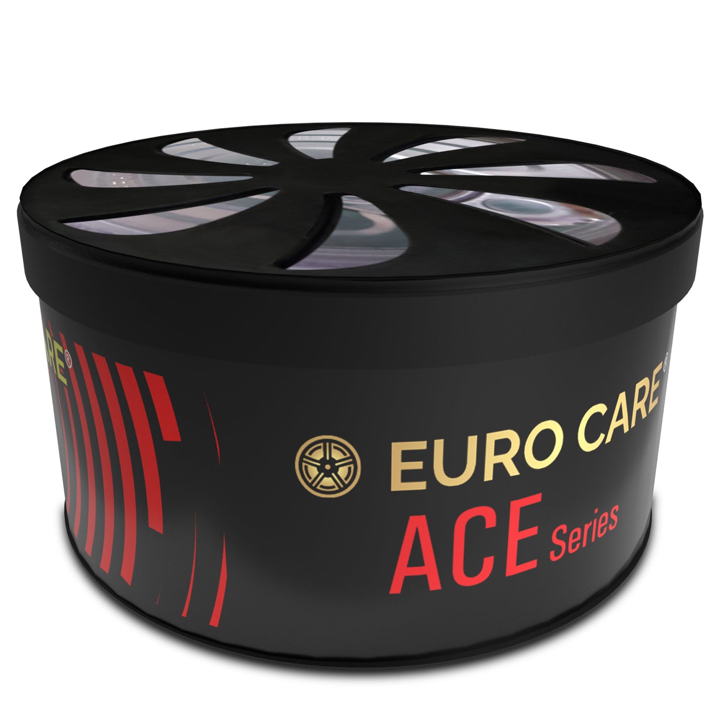 Euro Care Car Air Freshener with Essential Oils Fragrance in Wooden Diffuser (60 G) (Musk)- Pack of 1