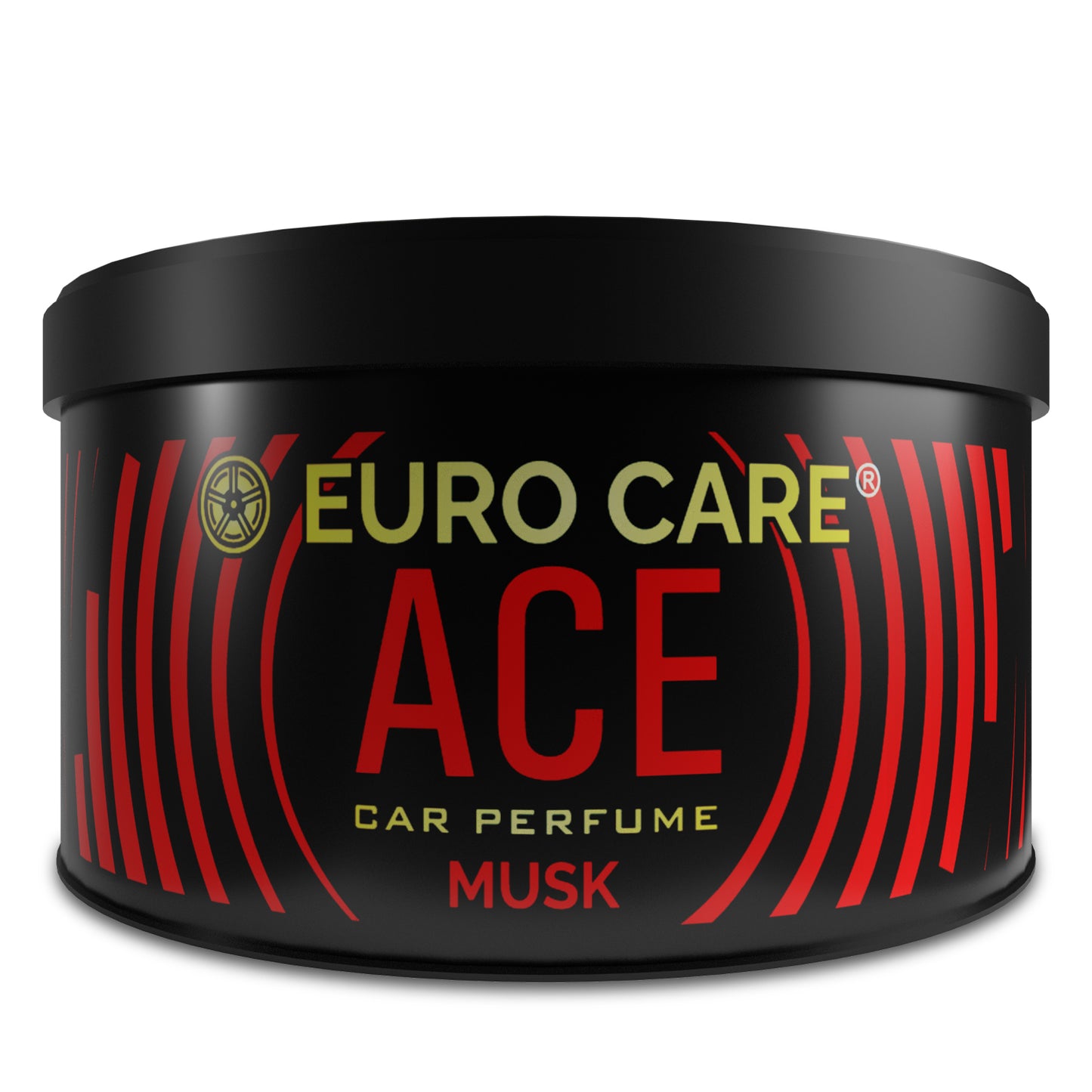 Euro Care Car Air Freshener with Essential Oils Fragrance in Wooden Diffuser (60 G)