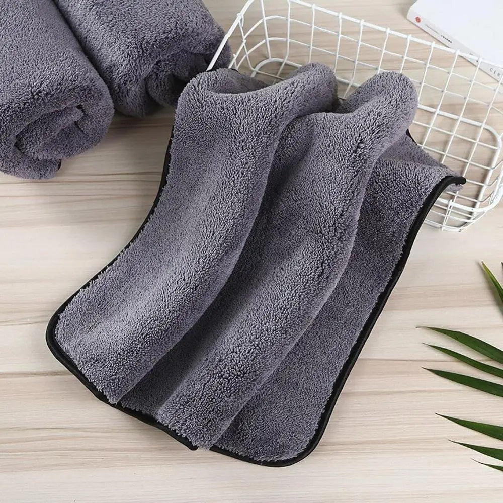 Ultra Soft Microfiber Dual Sided cloth 90x60 CM Grey