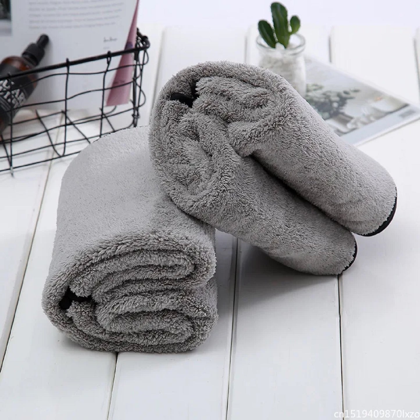 Ultra Soft Microfiber Dual Sided cloth 90x60 CM Grey