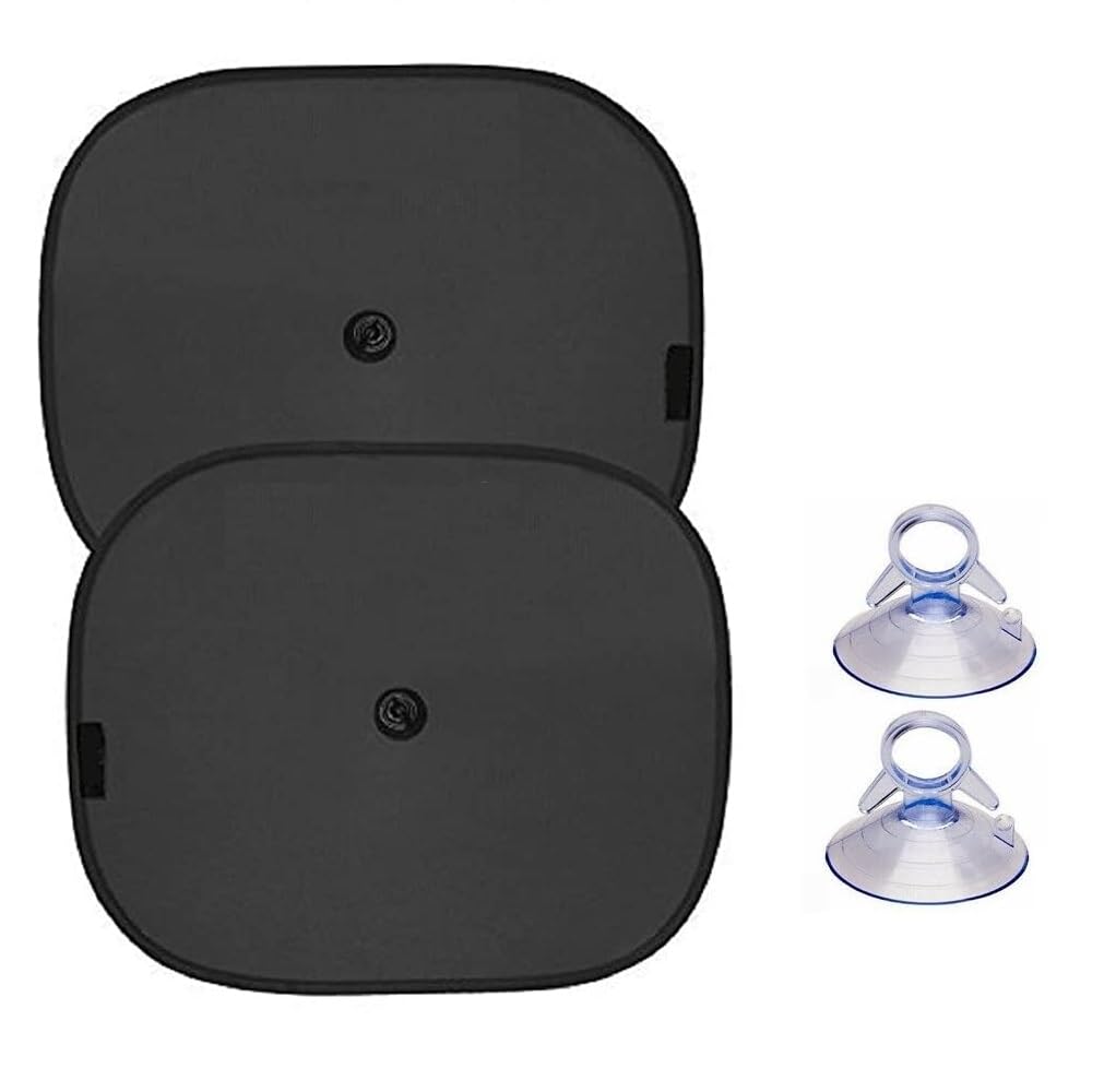 Car Side Windows Sun Shade (4-Pack Black)