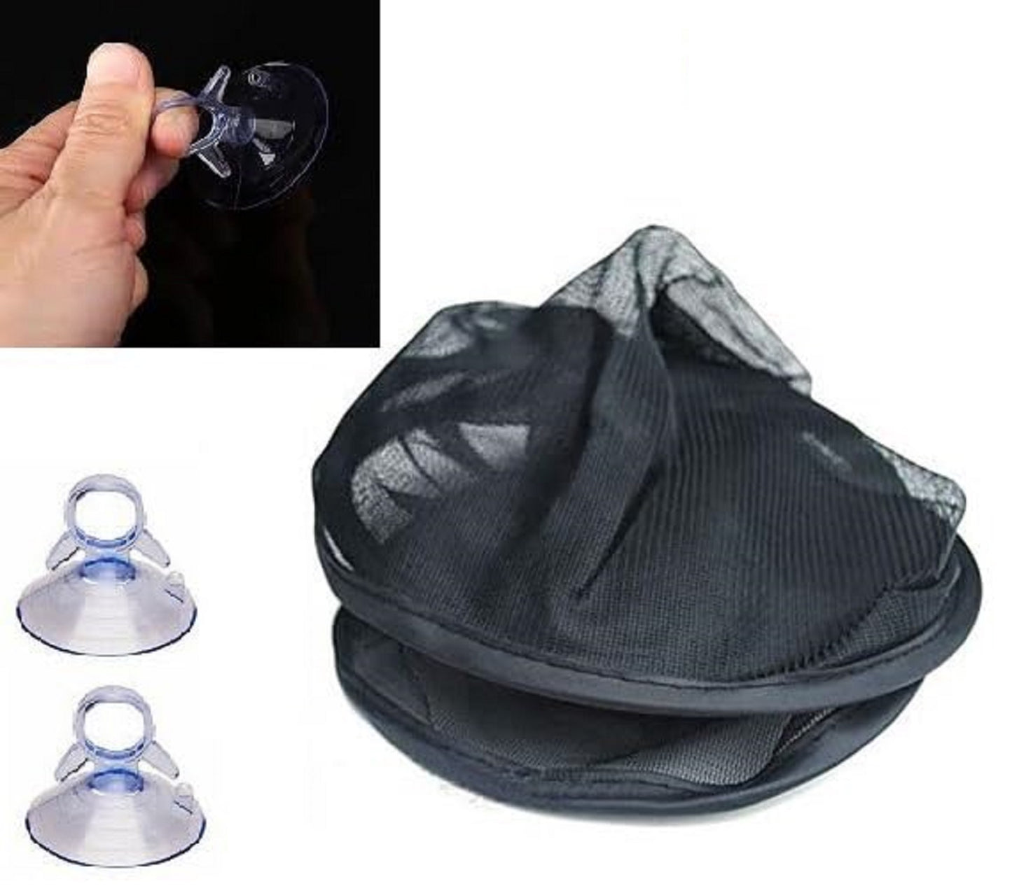 Car Side Windows Sun Shade (4-Pack Black)