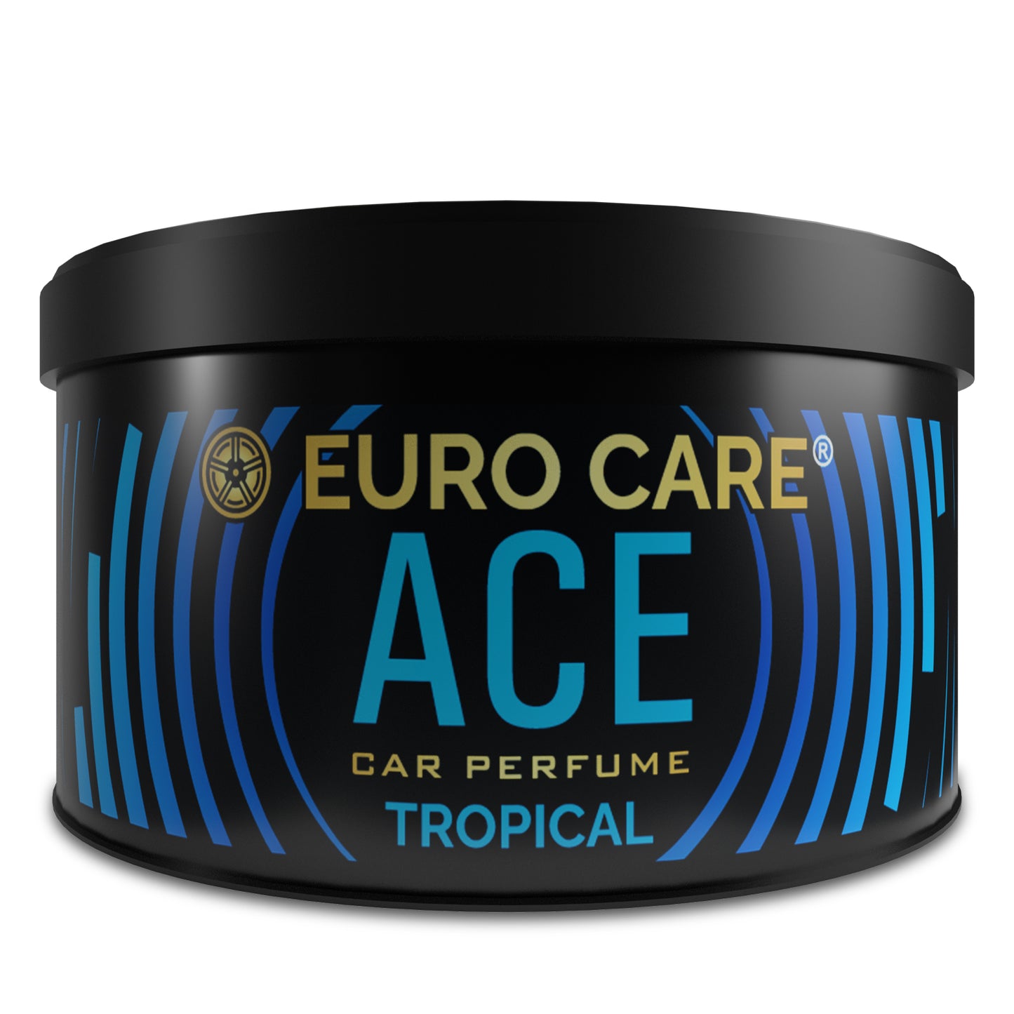 Euro Care Car Air Freshener with Essential Oils Fragrance in Wooden Diffuser (60 G) (Tropical)- Pack of 1