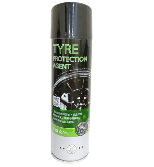 Auto Hub Tyre Cleaning Foam Spray for Instant Shine - 650 ML