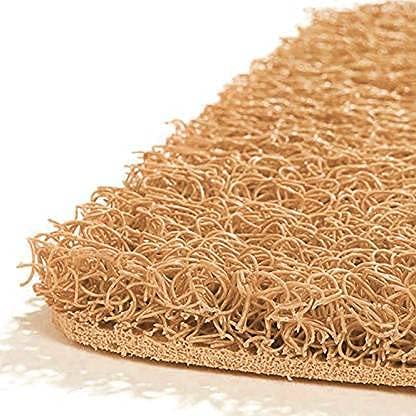 Anti-Skid Curly Grass Car Foot Mat, Universal Fit