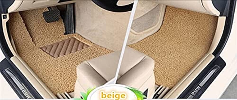 Anti-Skid Curly Grass Car Foot Mat, Universal Fit