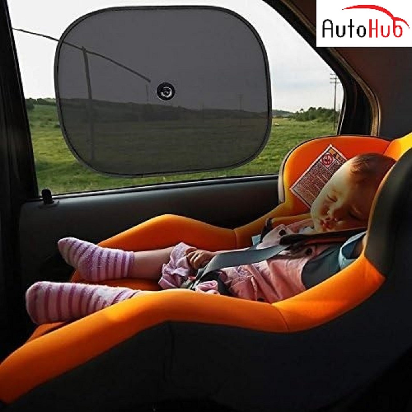 Car Side Windows Sun Shade (4-Pack Black)