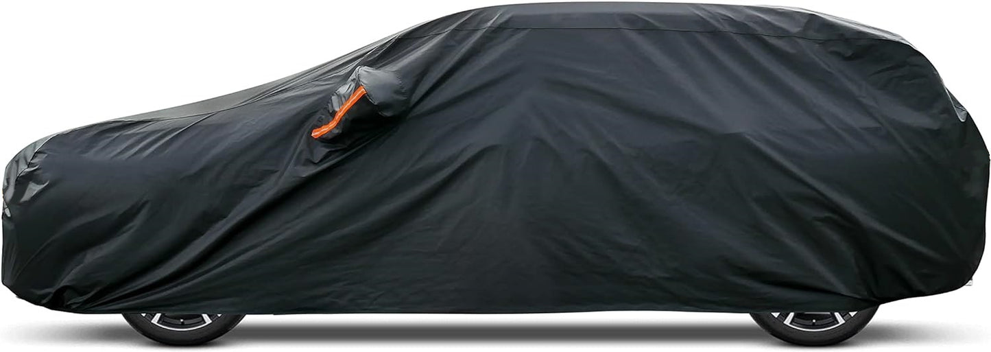 Waterproof Grey Car Body Cover- Taiwan Fabric, Coated