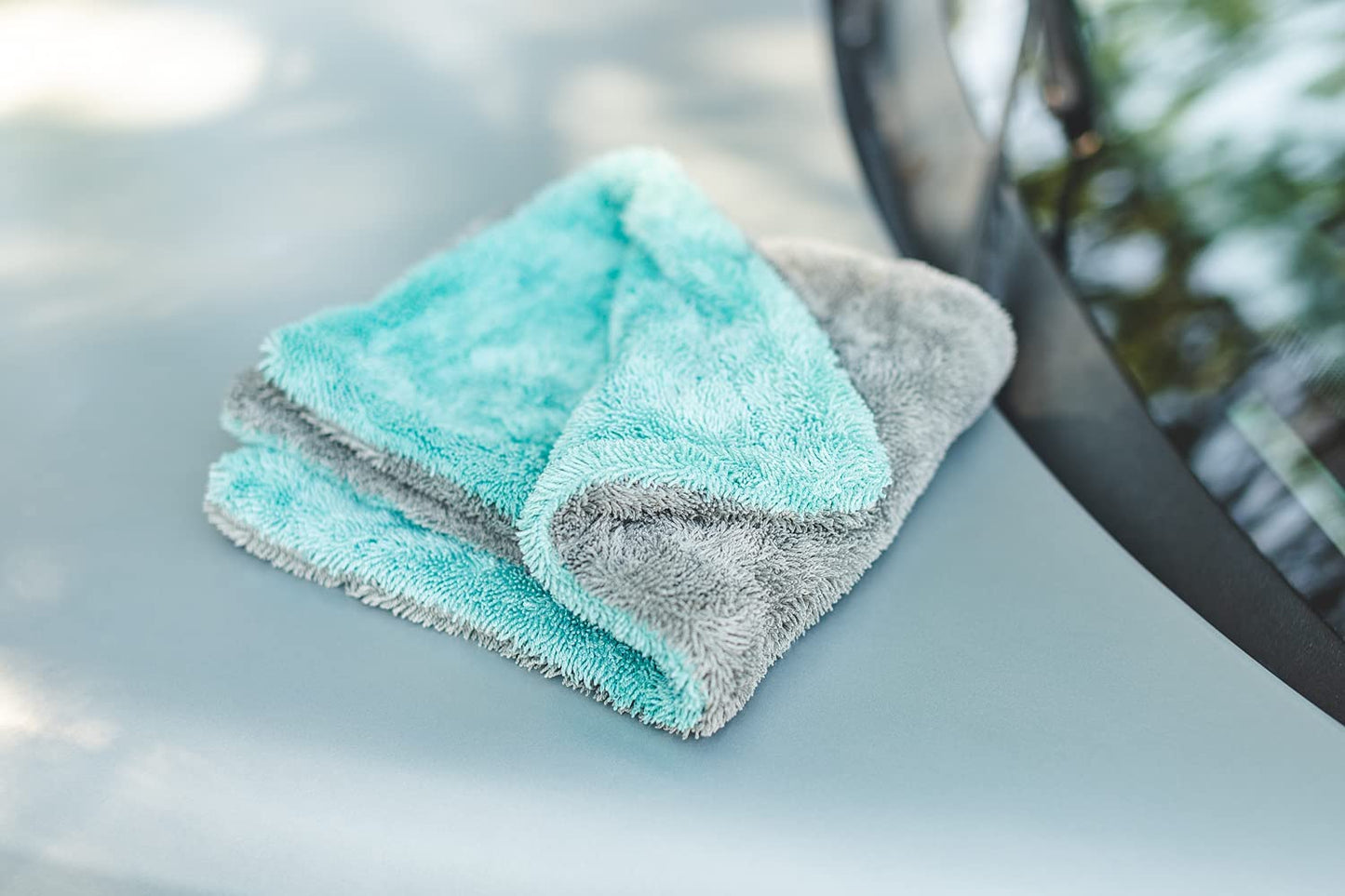 Auto Hub Heavy Microfiber Cloth for Car Cleaning and Detailing, Double Sided, Extra Thick Plush Microfiber Towel Lint-Free, 1200 GSM
