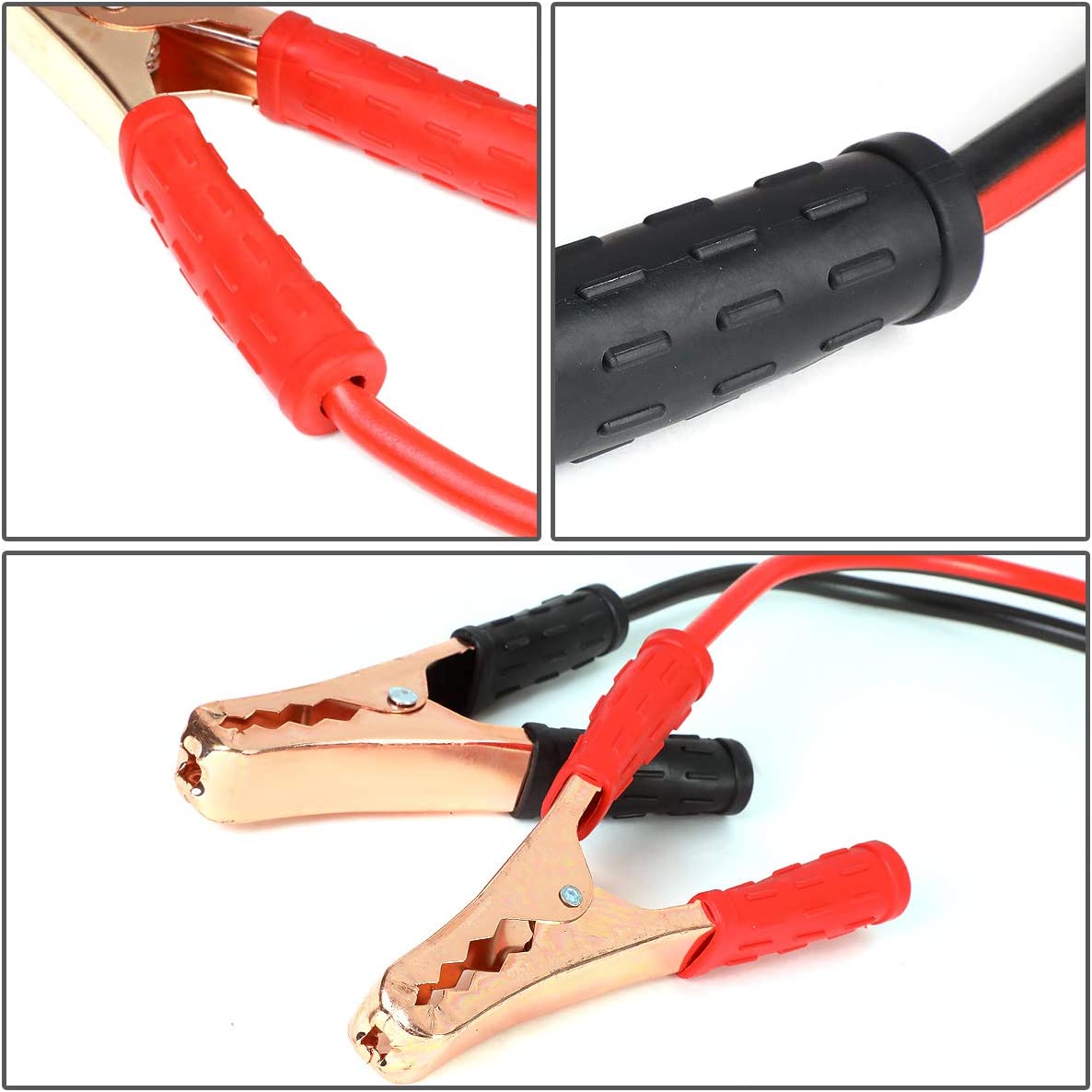 Auto Hub Battery Jumper Cable, Booster Cable for Car Battery for Jump Starting Dead or Weak Batteries - 500 amp, 6 feet