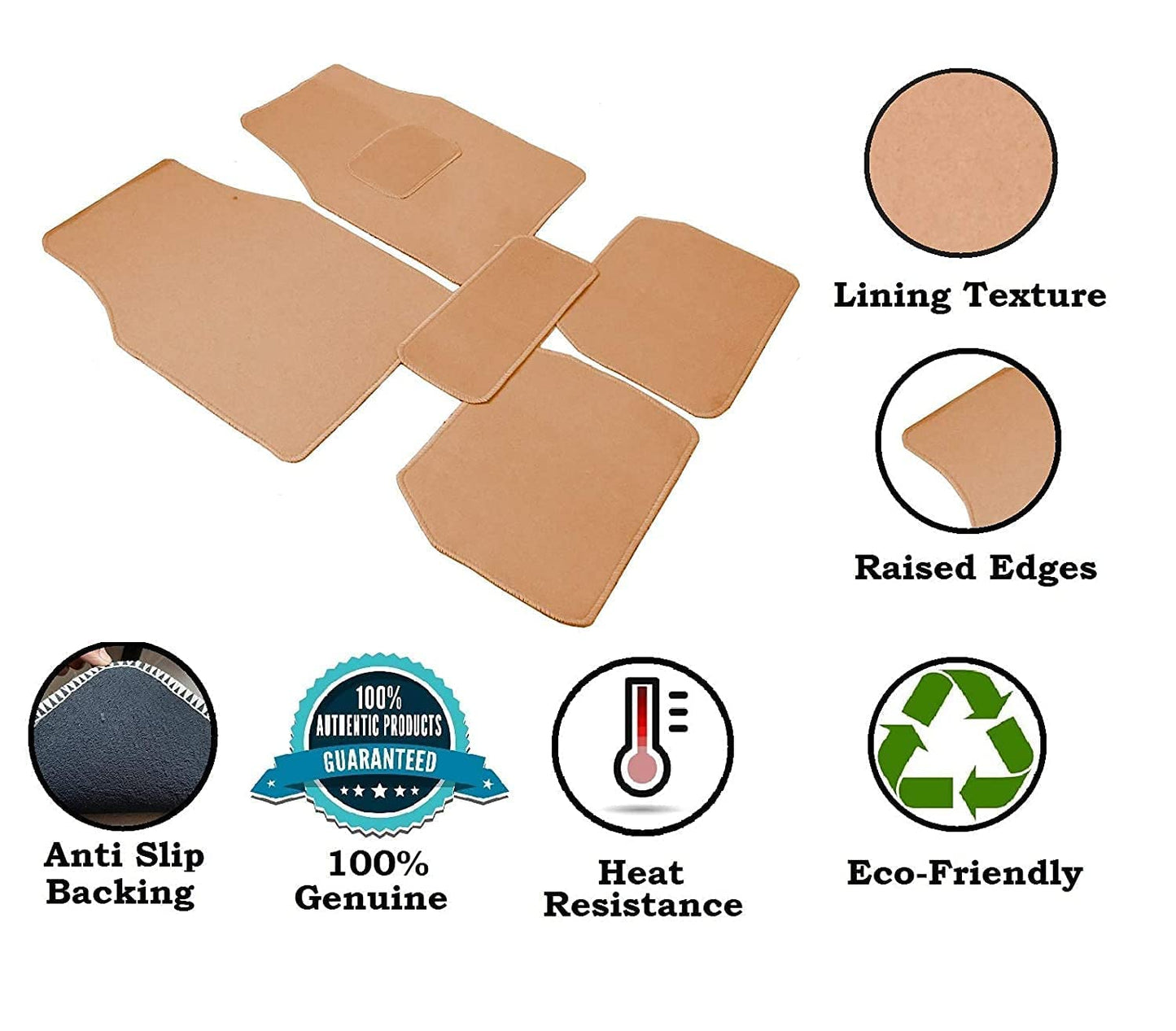 Soft Carpet Universal Car Foot Mats