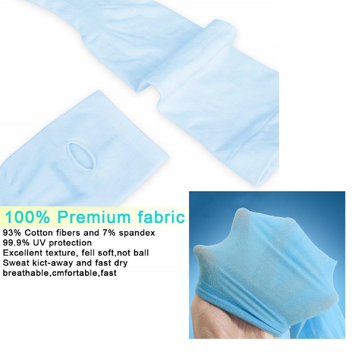 Arm Sleeves for Men & Women Blue