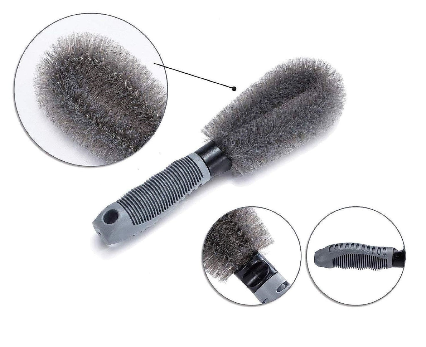 Tyre Cleaning Brush for Cleaning Car & Motorcycle bike Wheel Tyre Rim Scrub Brush