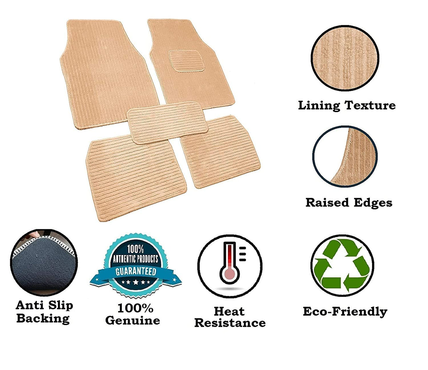 Lining Carpet Universal Car Foot Mats