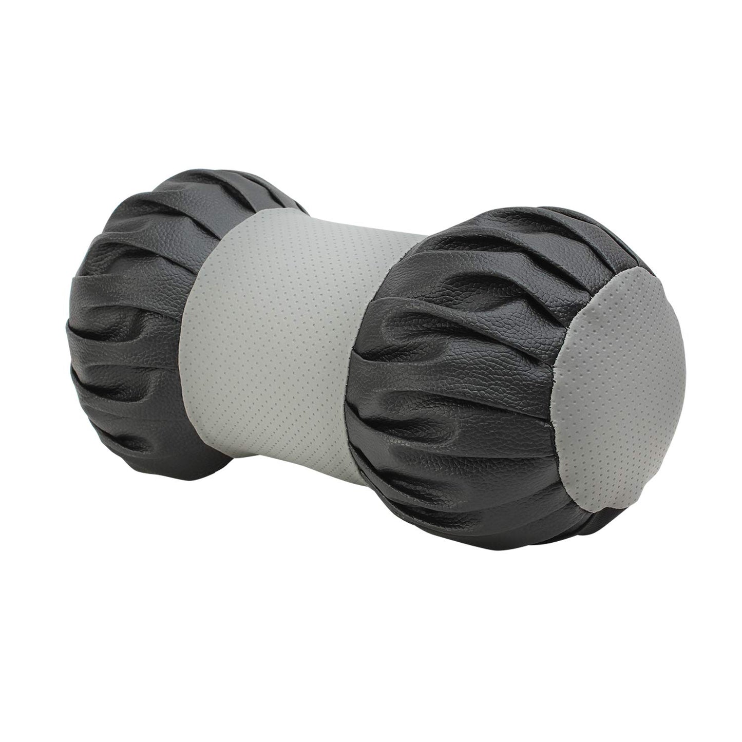 Auto Hub Faux Leather Car Neck Rest for All Cars for Neck Support Car Cushion for Headrest- Pack of 2