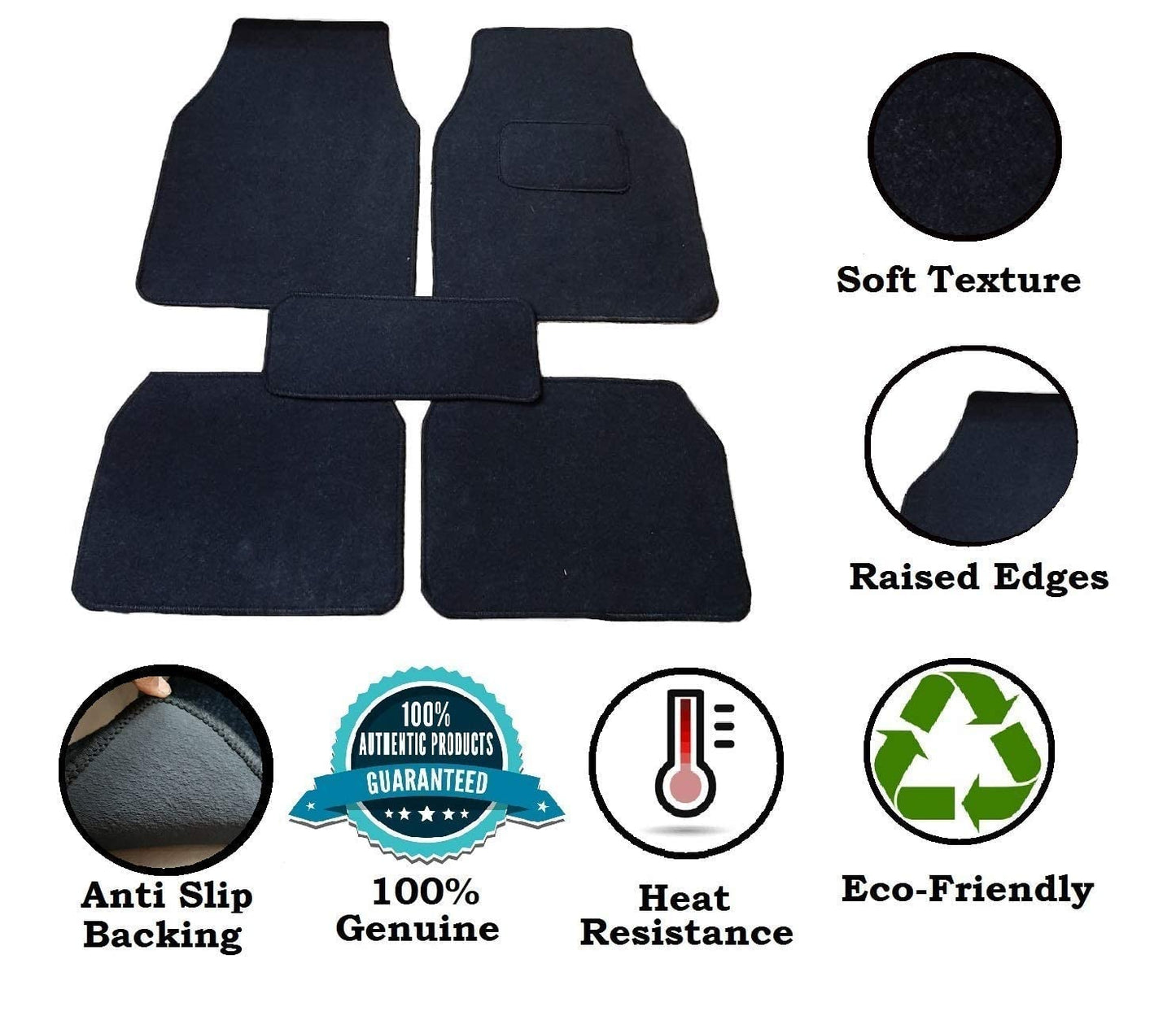 Soft Carpet Universal Car Foot Mats