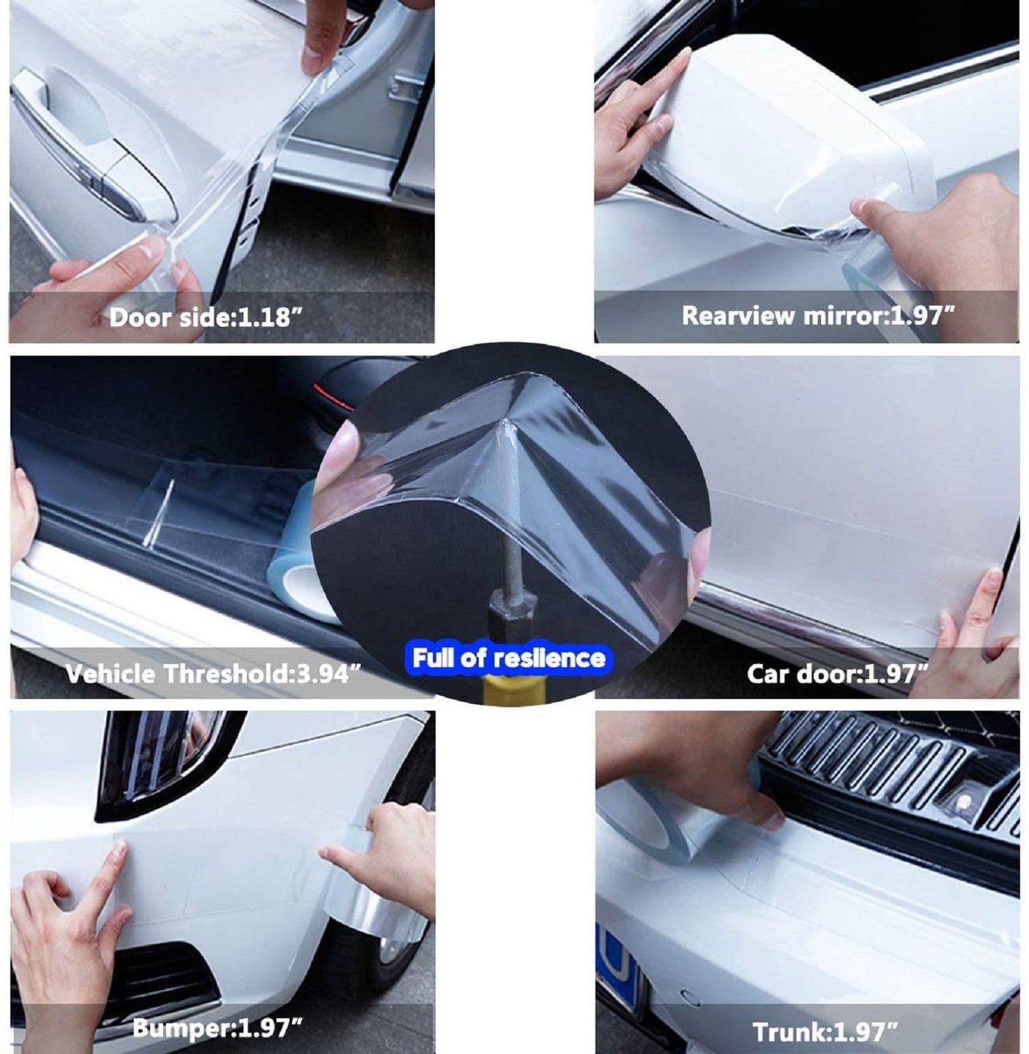 Tape Transparent For Car Car Door, Edge Guard -Transparent