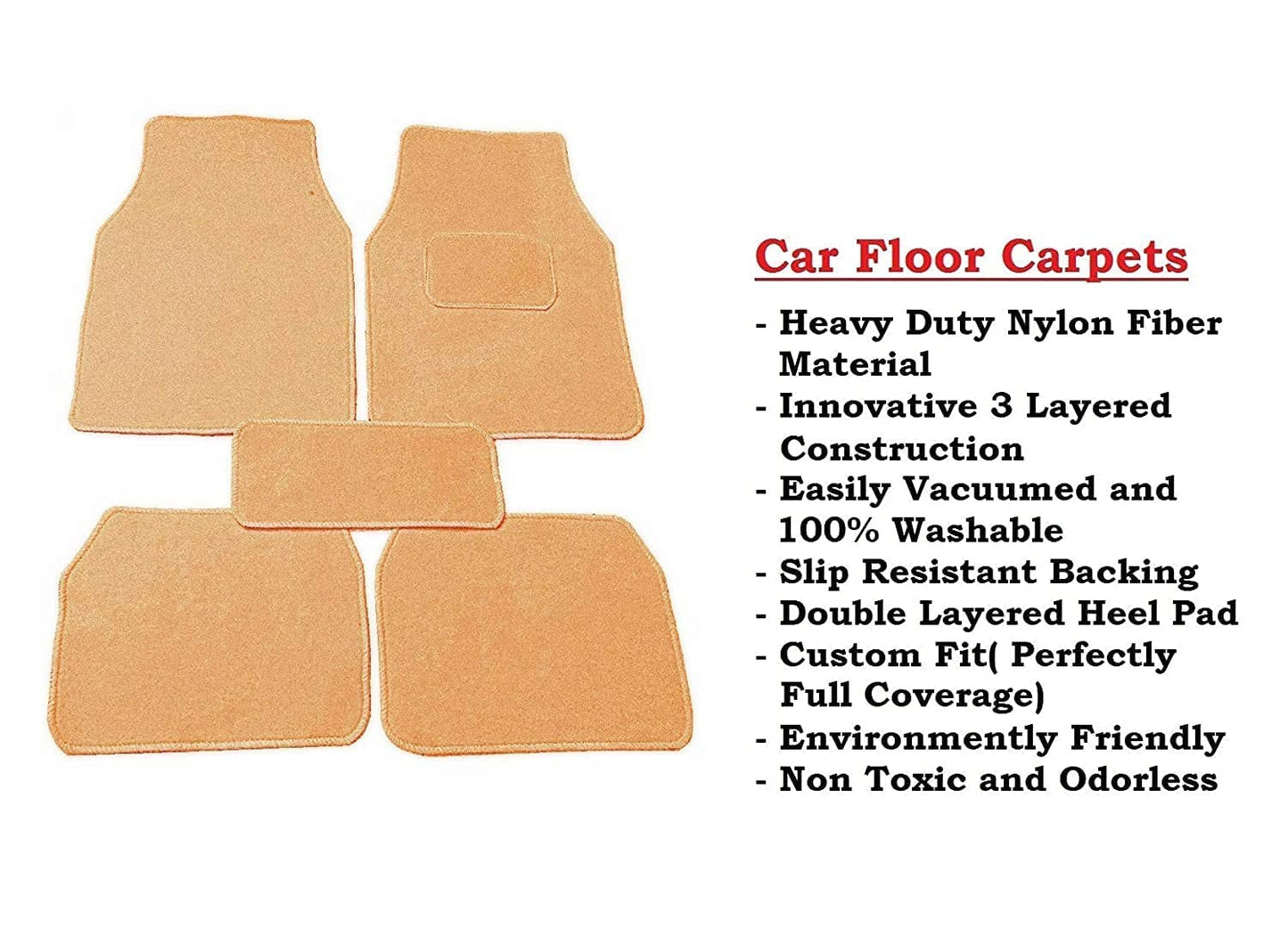 Soft Carpet Universal Car Foot Mats