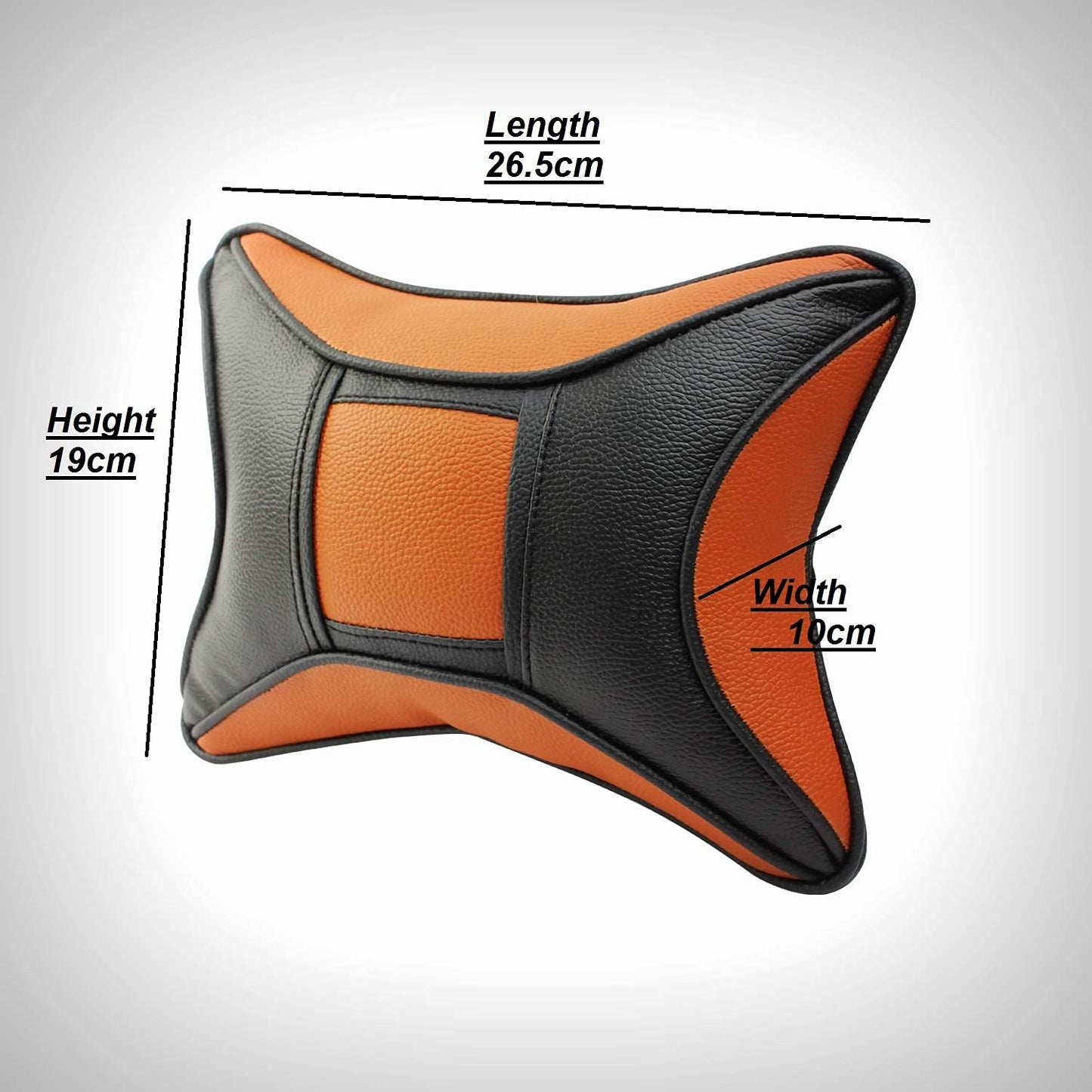 Auto Hub Car Neck Rest Pillow, Car Cushion for All Cars - Pack of 2