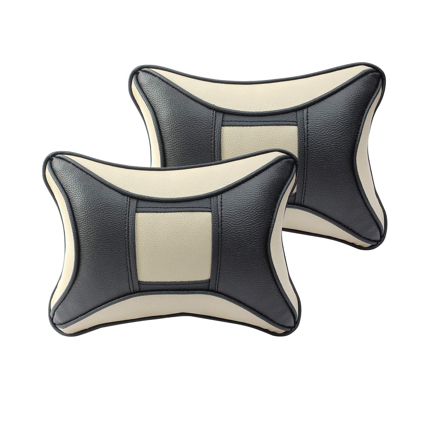 Auto Hub Car Neck Rest Pillow, Car Cushion for All Cars - Pack of 2