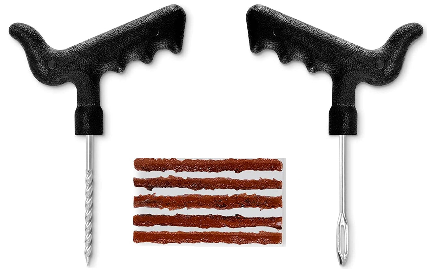 Auto Hub Tubeless Tyre Puncture Repair Kit for Car & Bike, Car Puncture Kit includes Plier and Puncture Strips