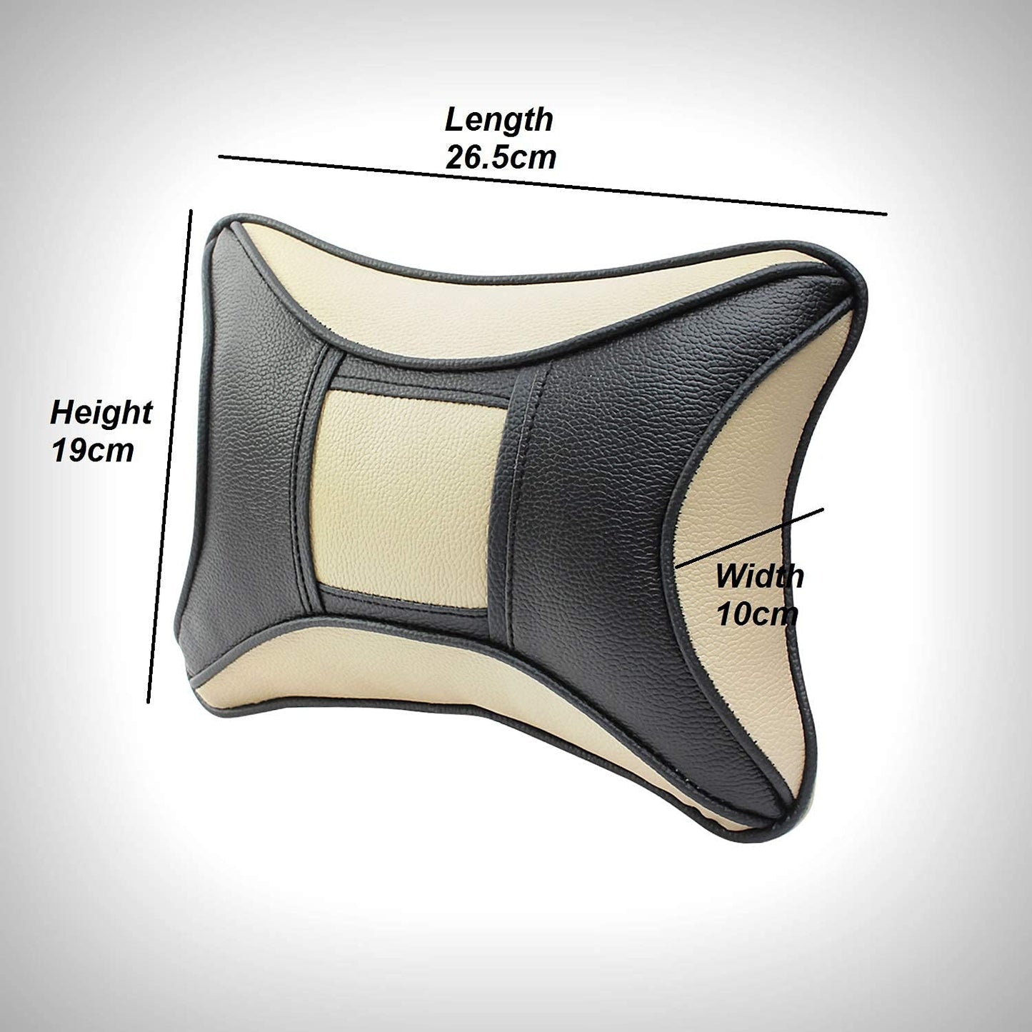 Auto Hub Car Neck Rest Pillow, Car Cushion for All Cars - Pack of 2