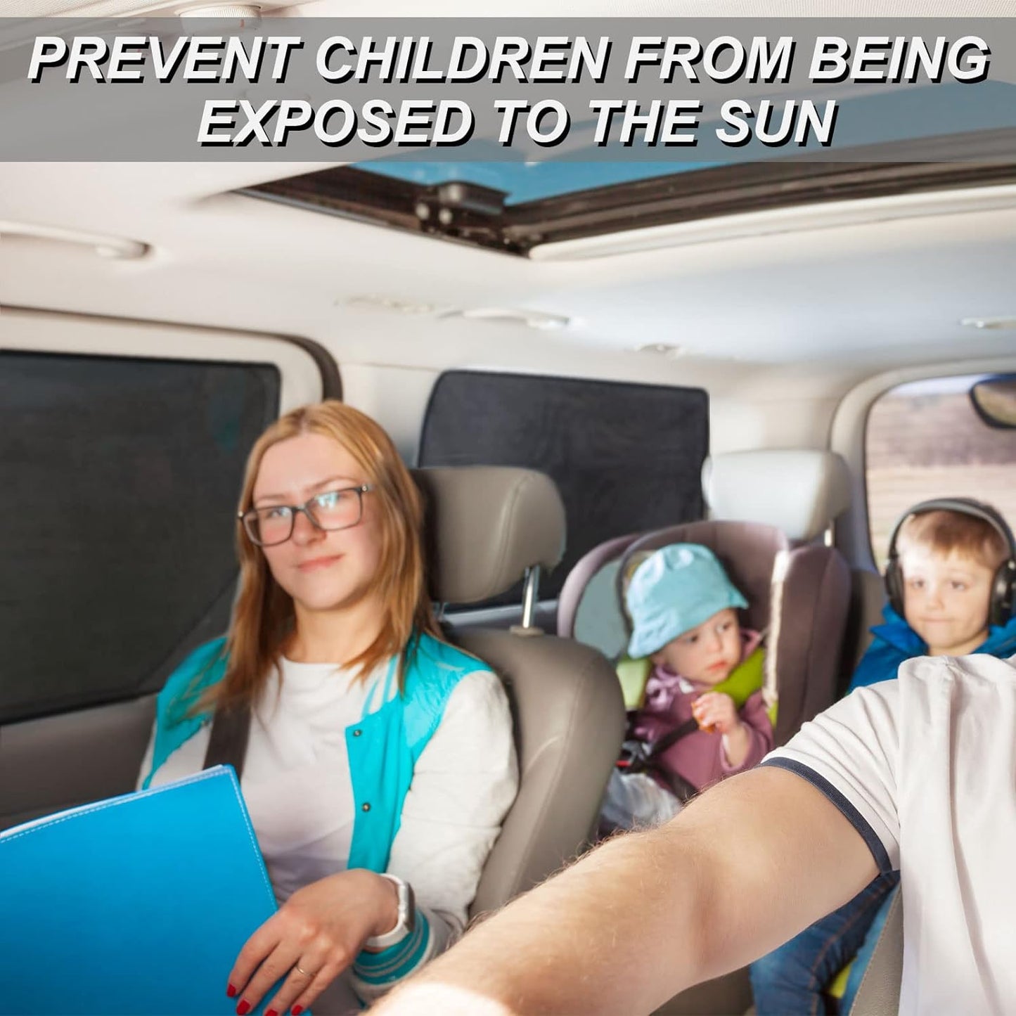 Car Side Window Sunshade, Curtains Sun Shade