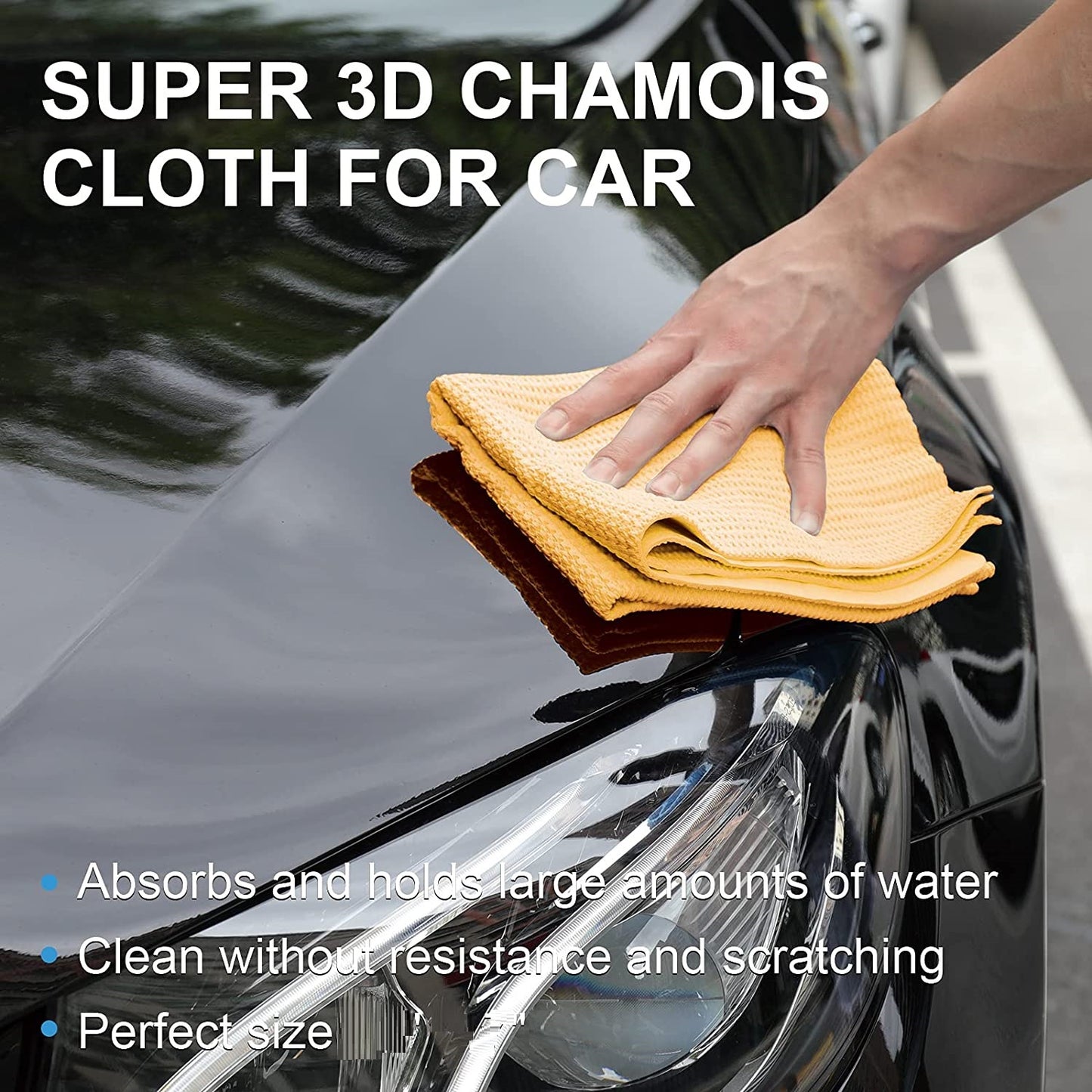 3D Chamois Cloth Super Absorbent Chamois Towel