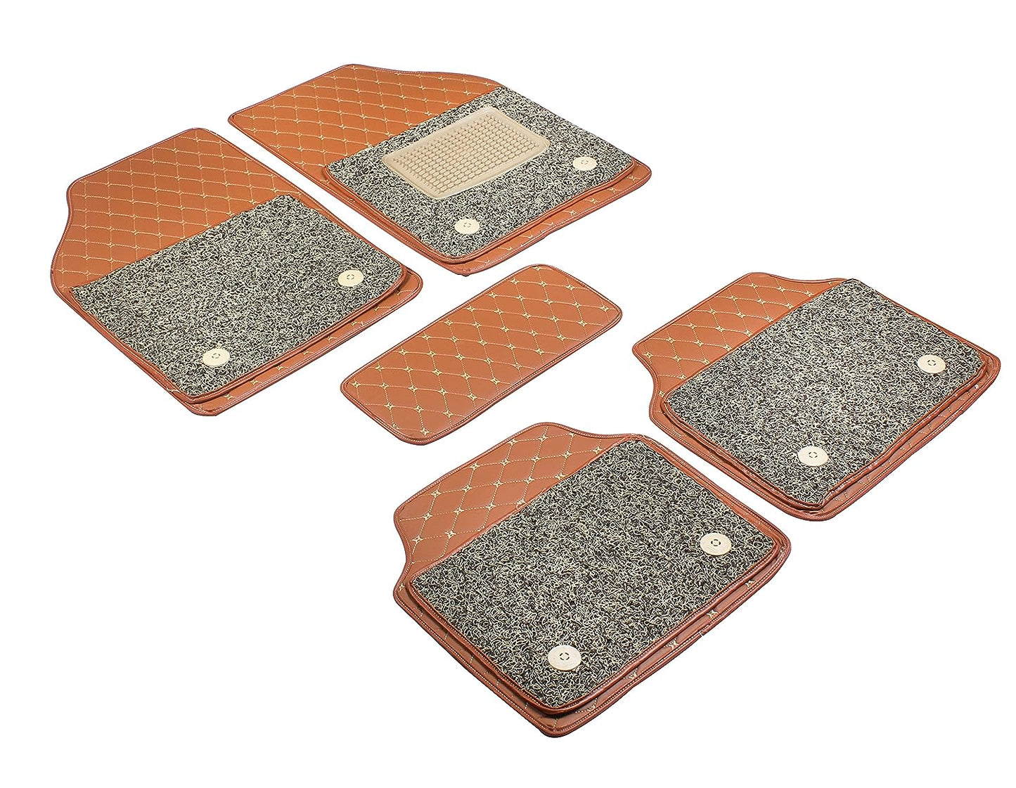 7D Universal Leather Car Floor Mats