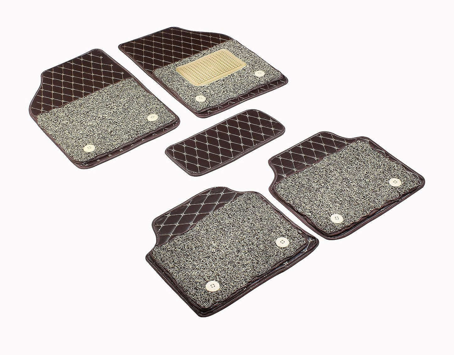 7D Universal Leather Car Floor Mats