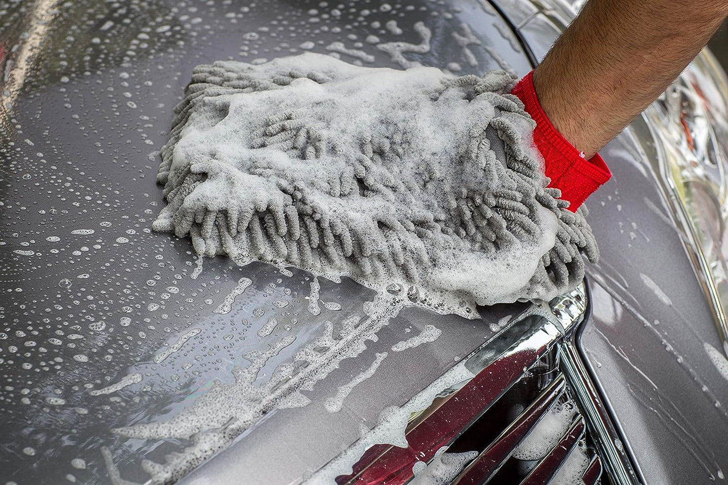 Chenille Microfiber Wash Mitt, Car Cleaning Gloves