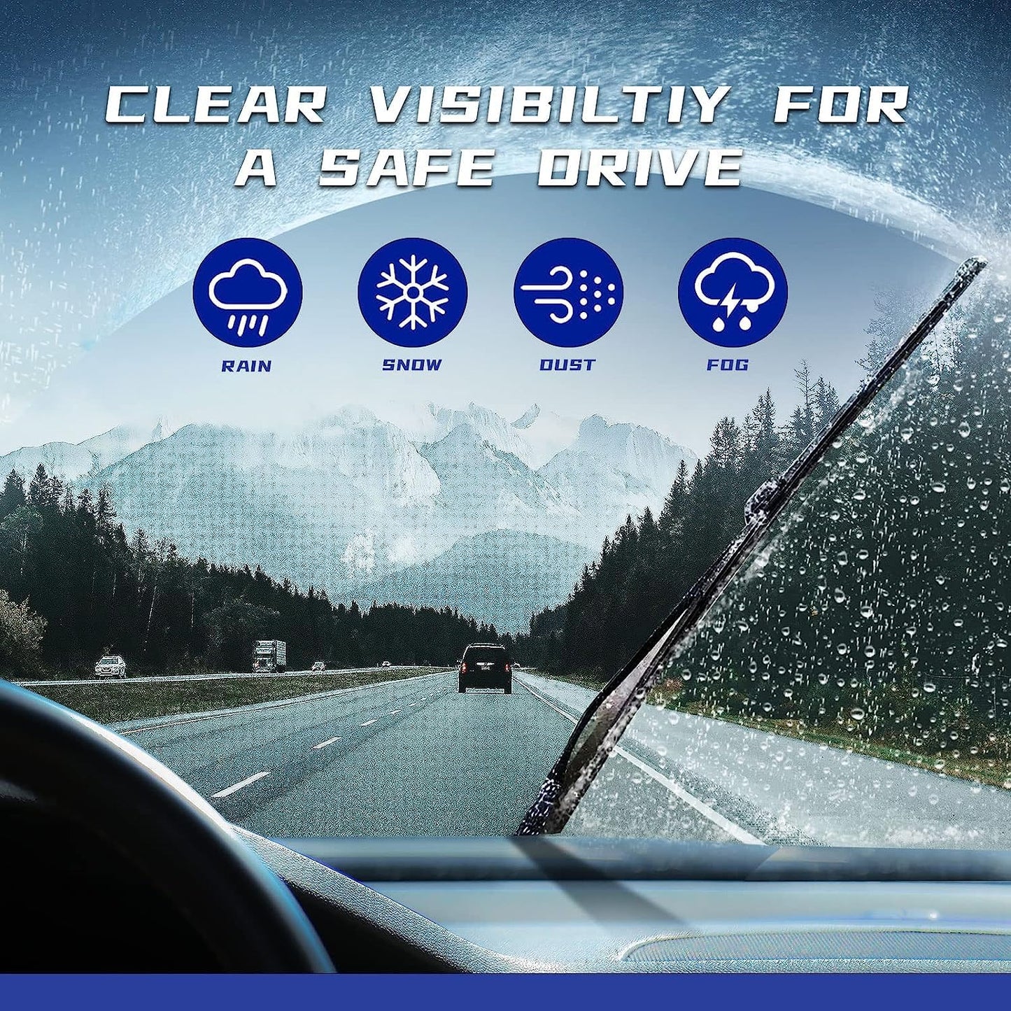 Auto Hub Windshield Washer Fluid for Car, Car Windshield Cleaner Liquid In Concentrate Form (20 ML Enough For 1L Tank) - Instant & Streak Free Car Glass Cleaning from Our Car Wiper Liquid
