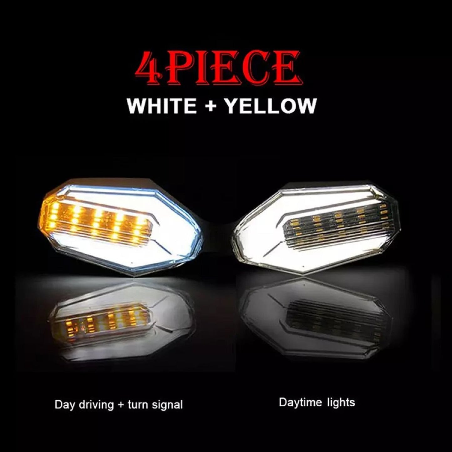 LED Indicator Light for Universal For Bike (Blue, Yellow)