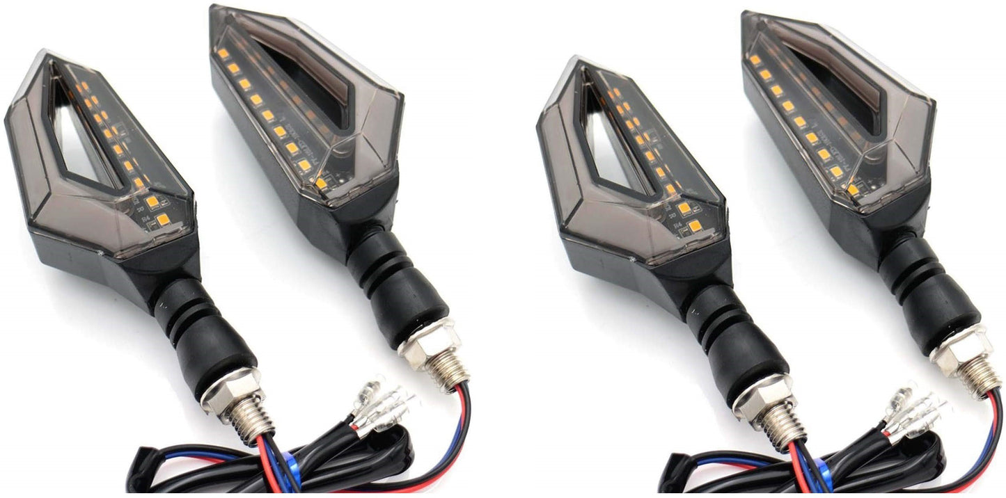LED Indicator Light for Universal For Bike (Blue, Yellow)