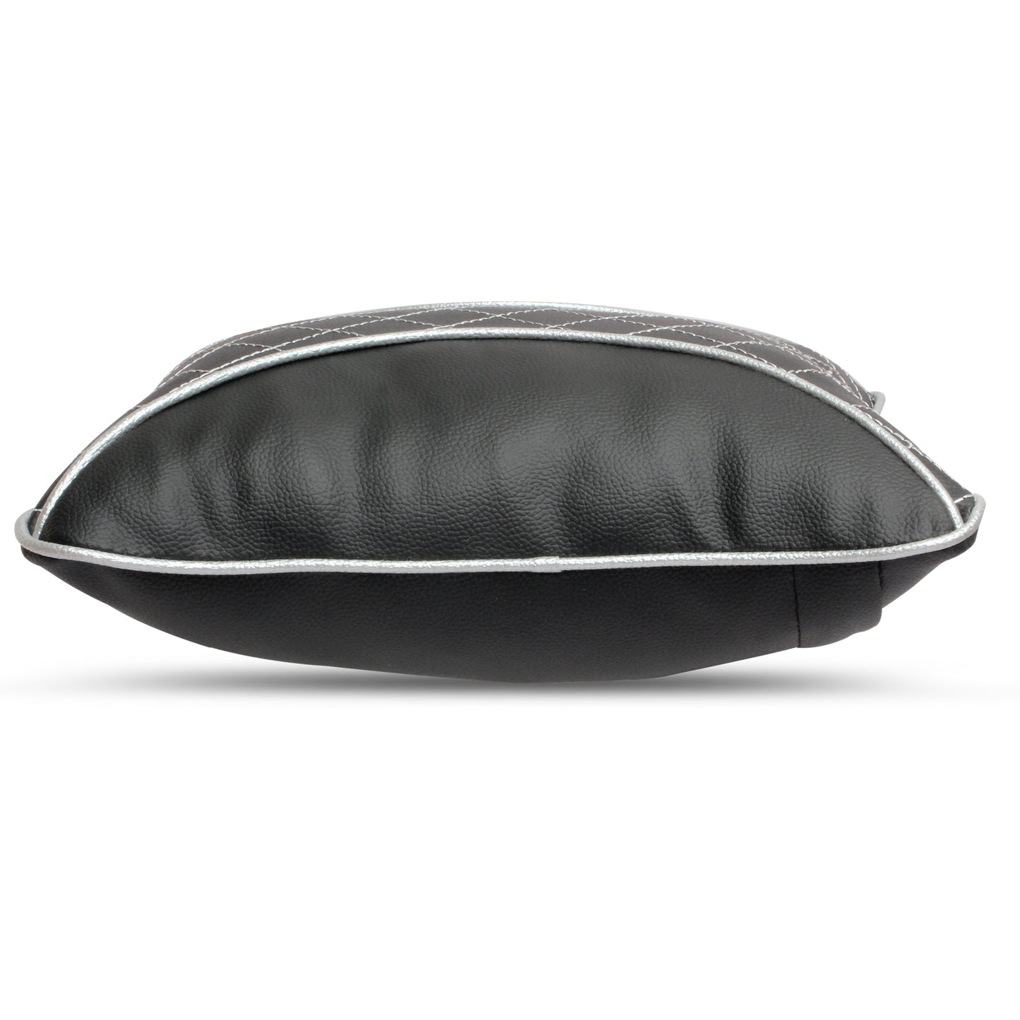 Auto Hub Beige Leatherite Car Neckrest Cushion Combo (Pack of 4)