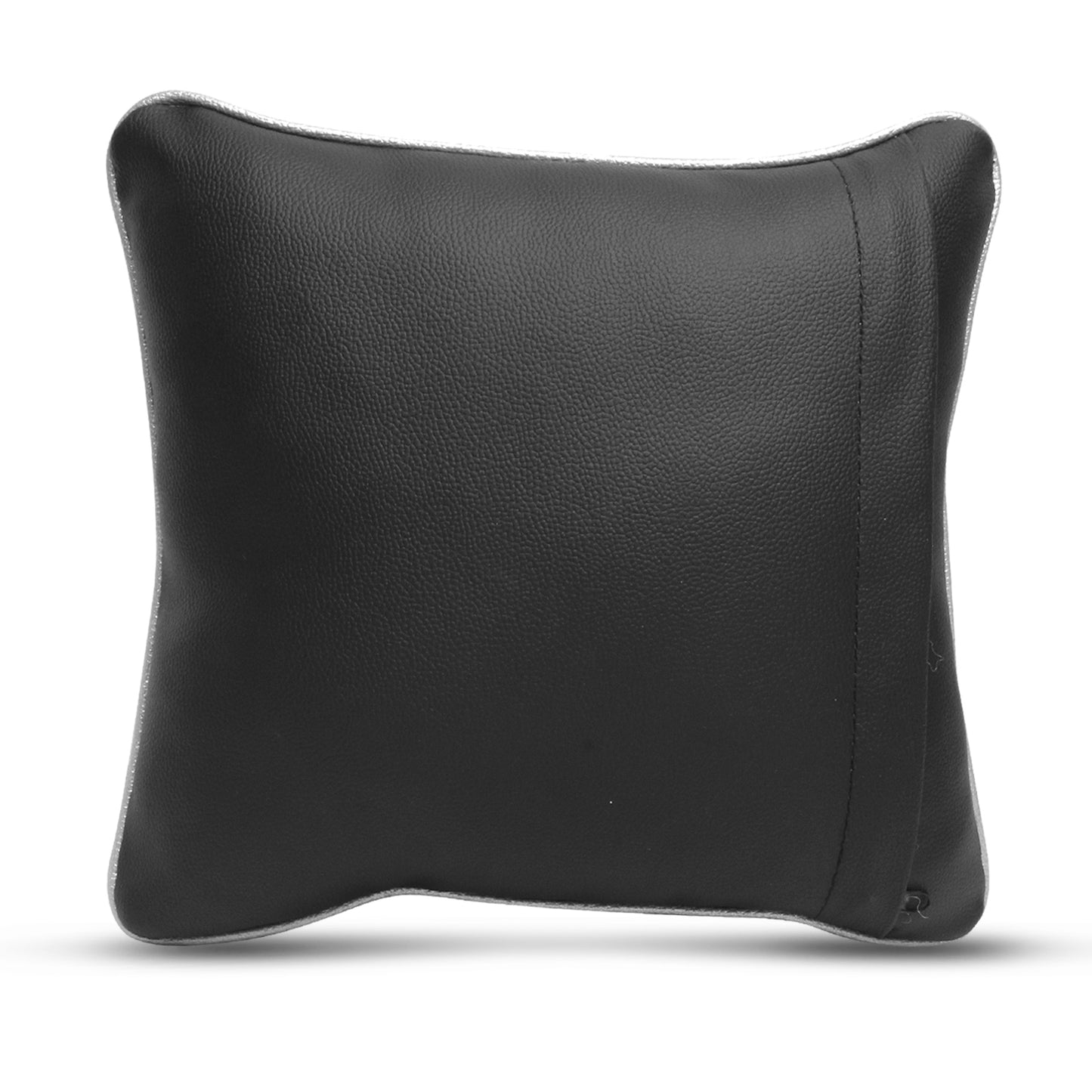 Auto Hub Beige Leatherite Car Neckrest Cushion Combo (Pack of 4)