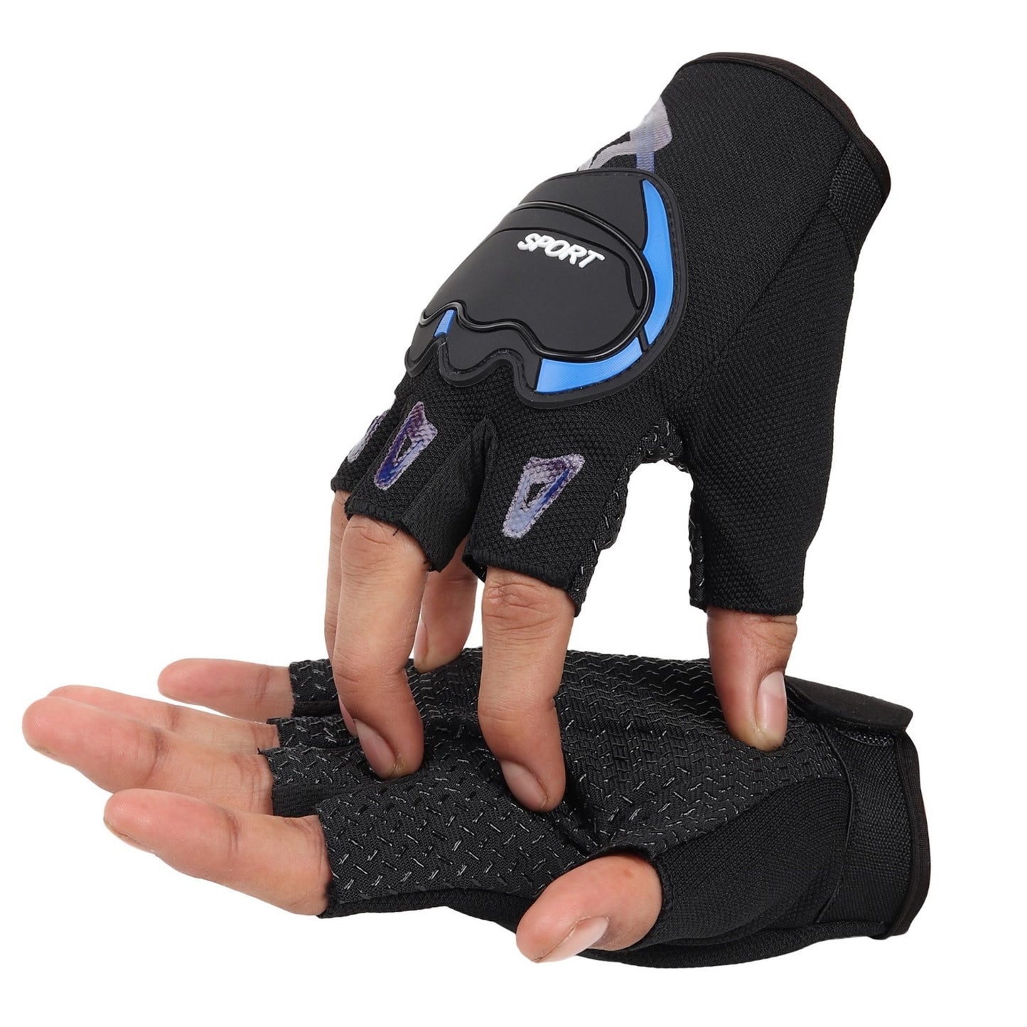 Bike Riding, Cycling Sports Gloves for Men & Women-Half Finger Gloves