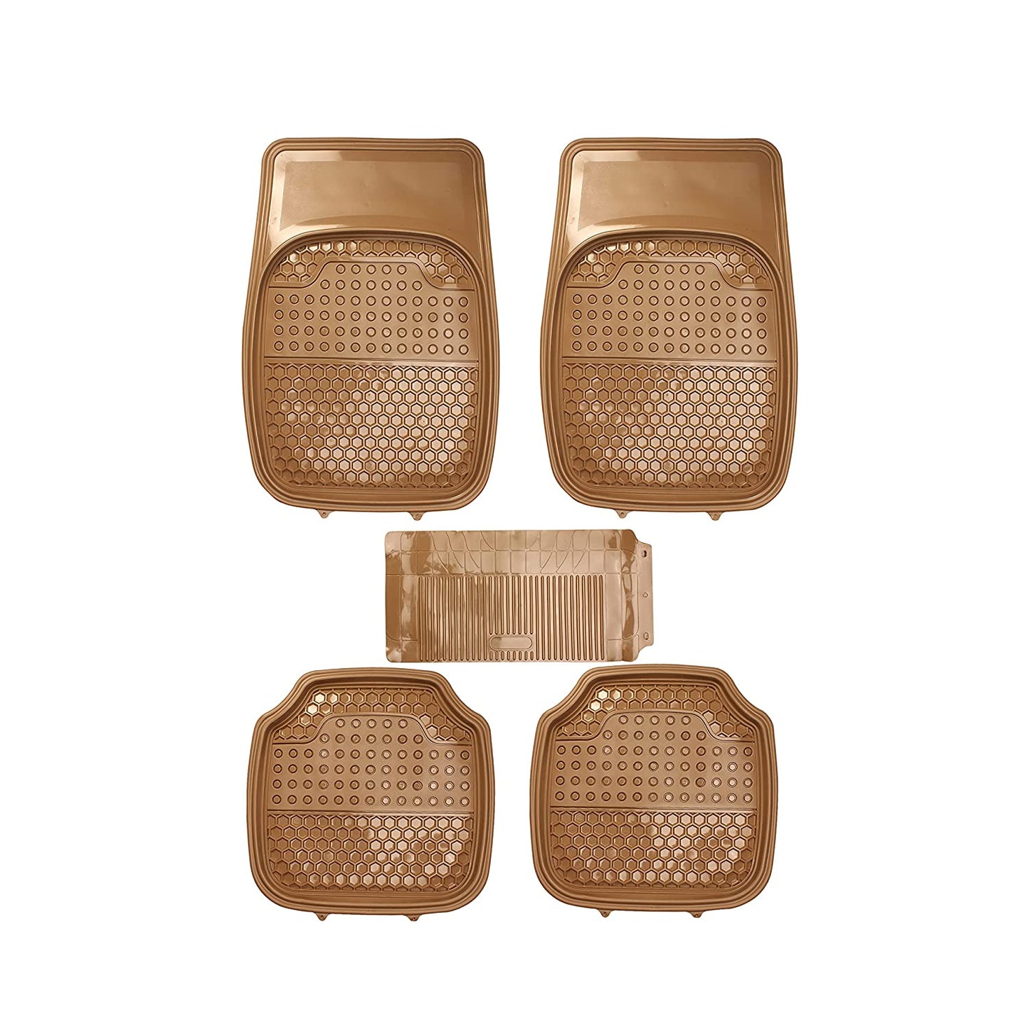 Honey Anty-Skid Rubber Universal Car Floor Mats -Set of 5