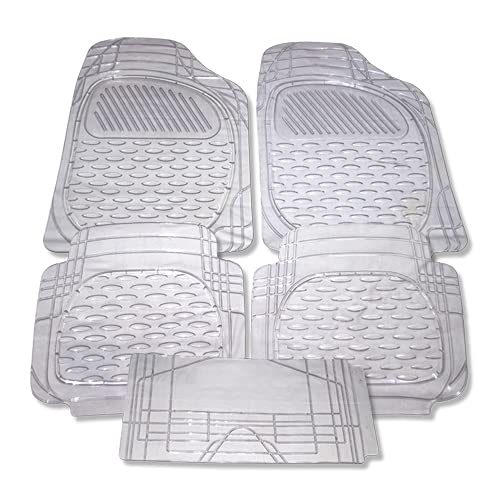6255 Anty-Skid Rubber Universal Car Floor Mats -Set of 5