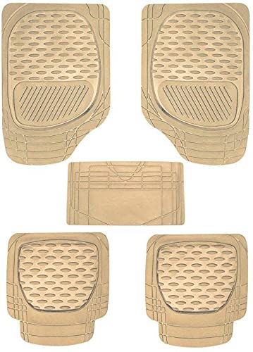 6255 Anty-Skid Rubber Universal Car Floor Mats -Set of 5