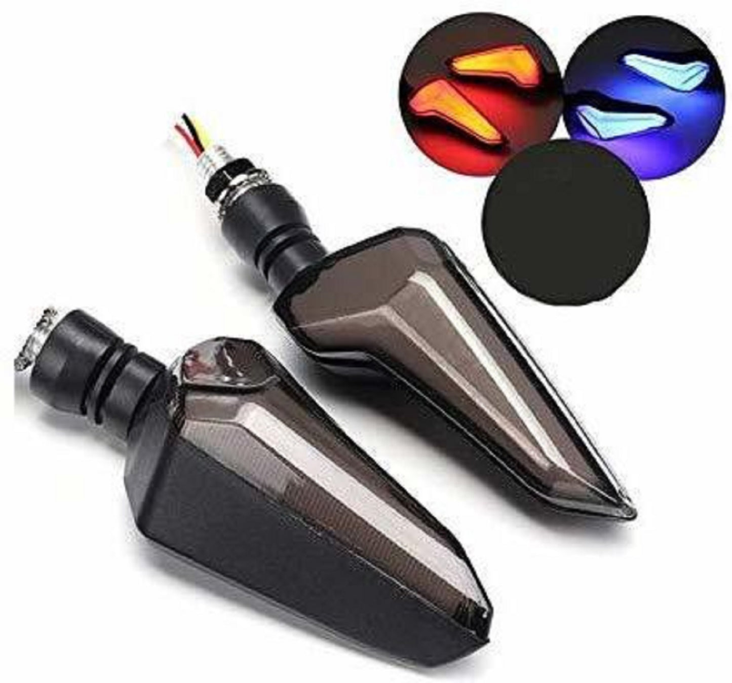 LED Indicator Light for Universal For Bike (Blue, Yellow)